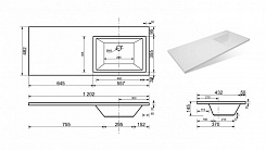 Style Line Мебель для ванной Жасмин-2 120 R Люкс Plus белый – фотография-6